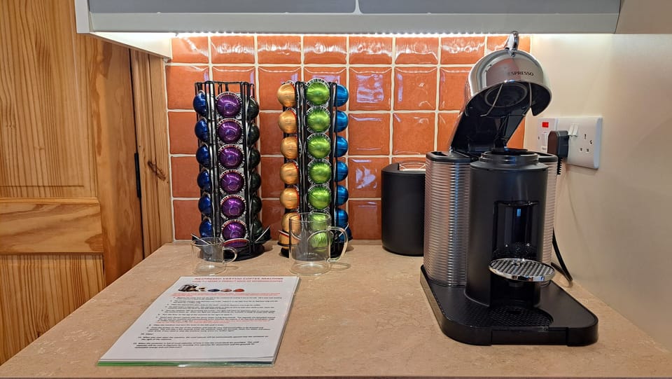 Nespresso Espresso/Coffee bar (capsules provided)