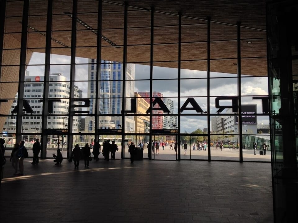 The Calypso building seen from within Central Station
