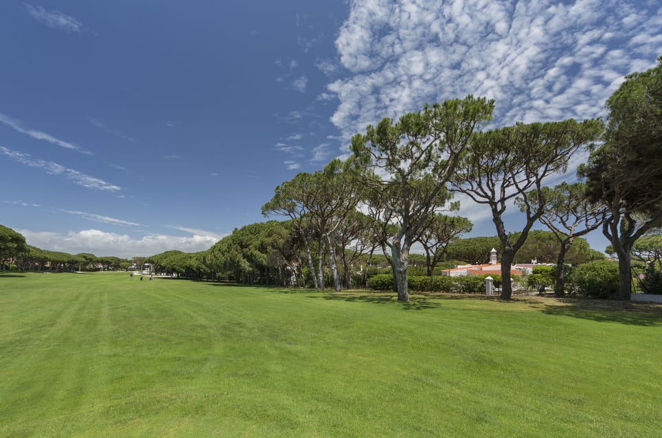 Next to golf course