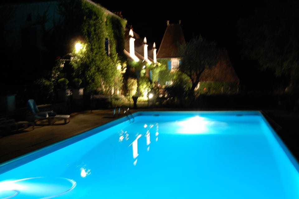 Pool at night