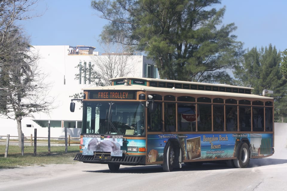 Free trolley everyday.  Park the car, you won't need it.