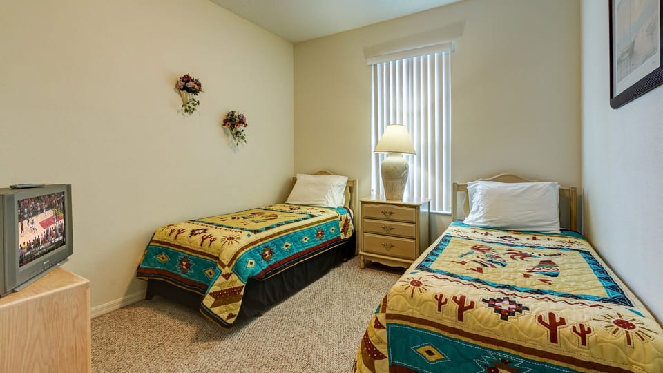 Bedroom Four includes TV and games console 