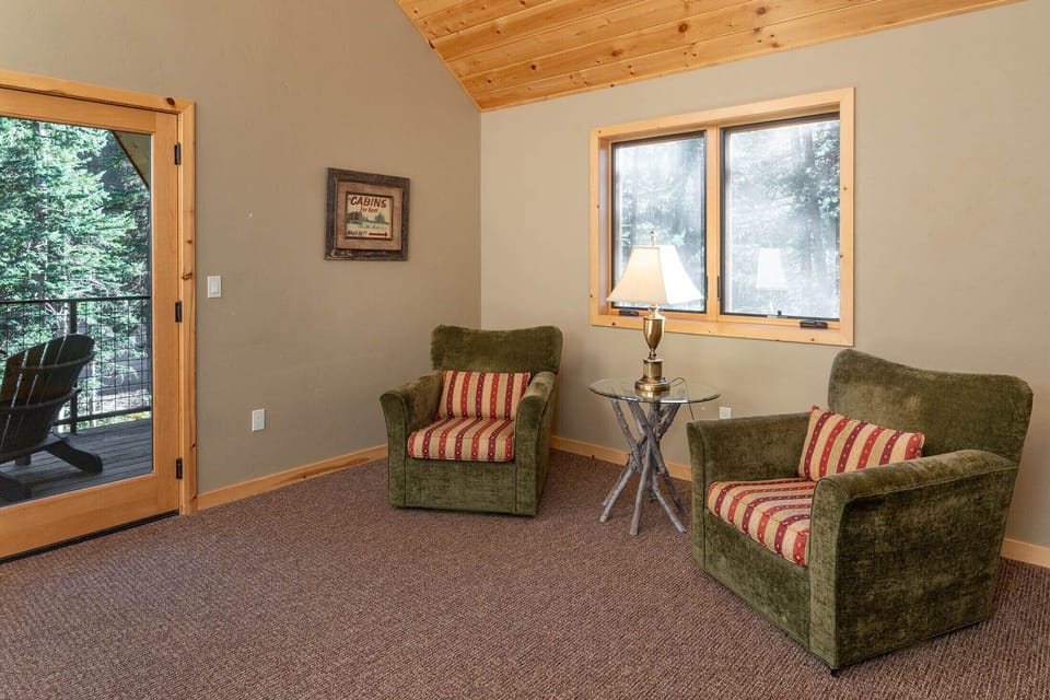 2nd floor master bedroom view toward lake