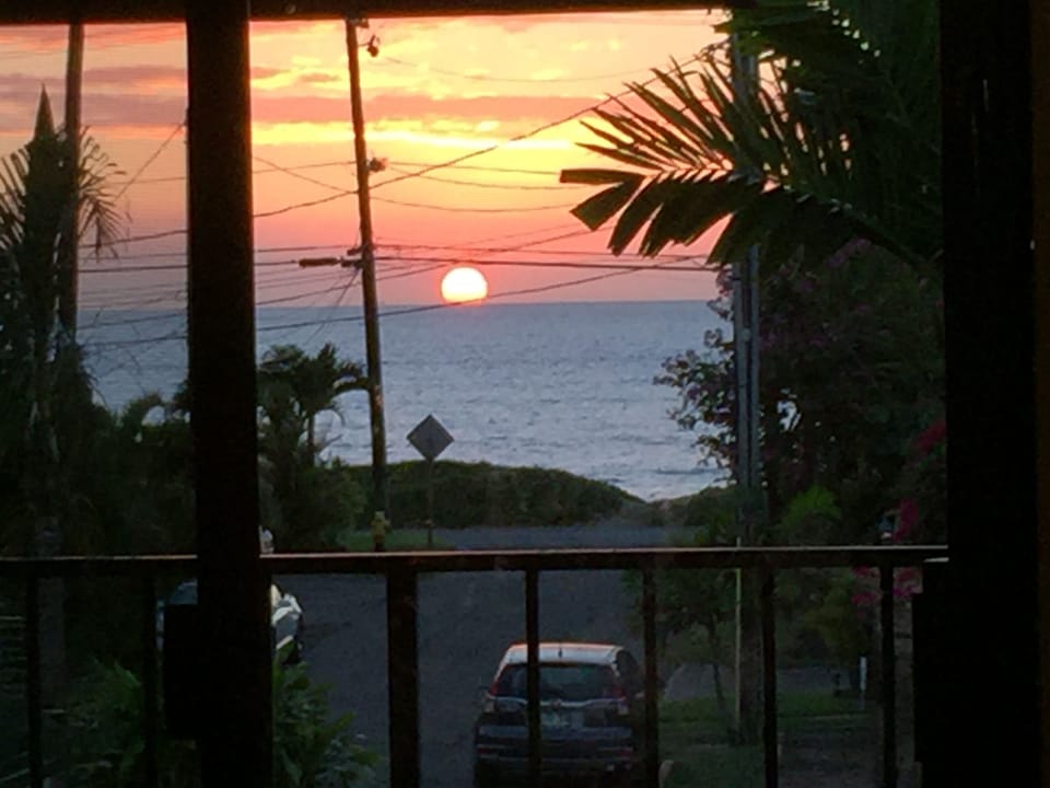 Sunset view from the Lani