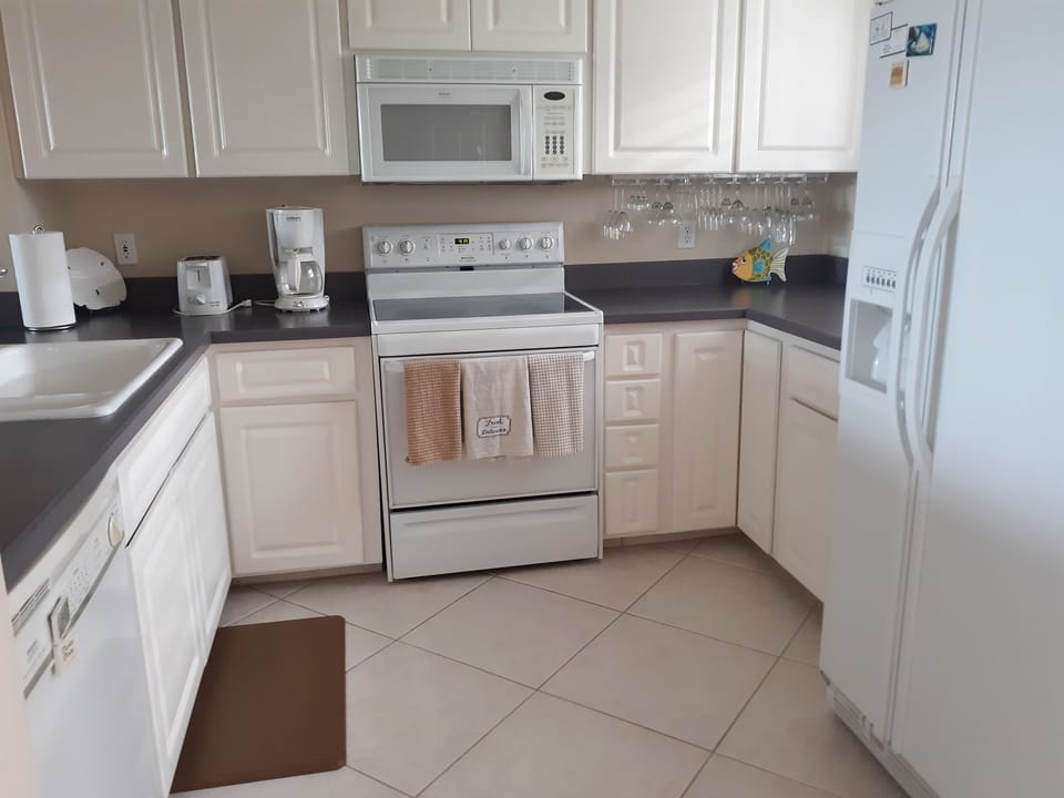 Kitchen fully stocked