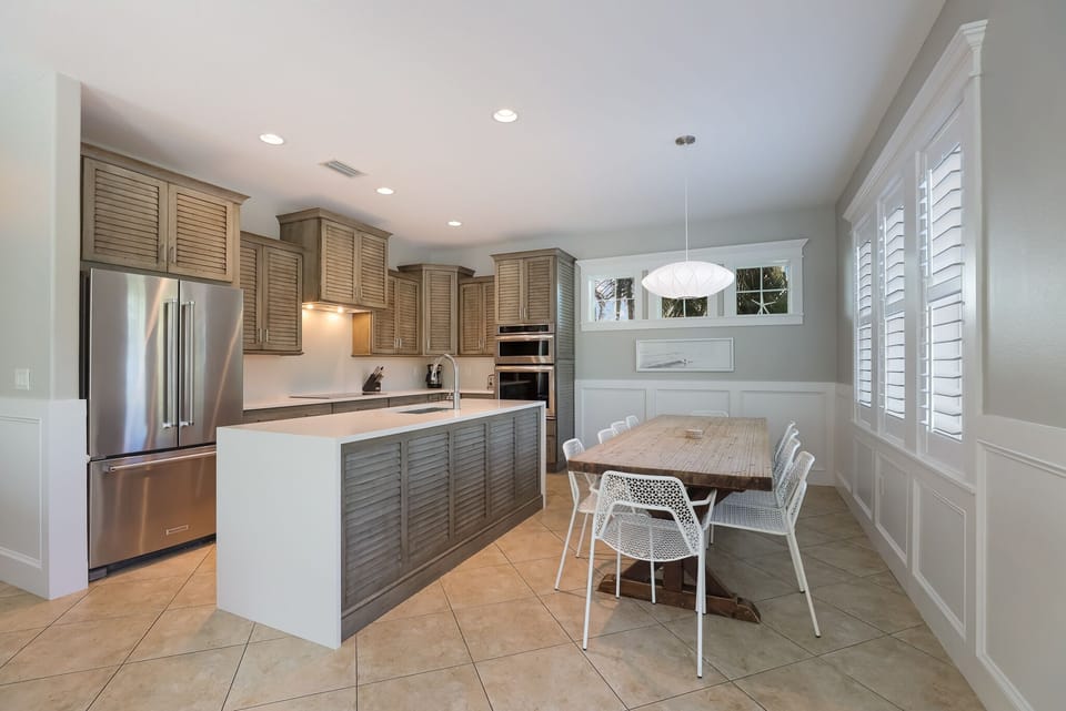 Comfortable dining space