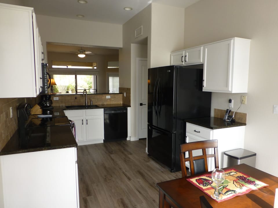 Kitchen with granite counter tops