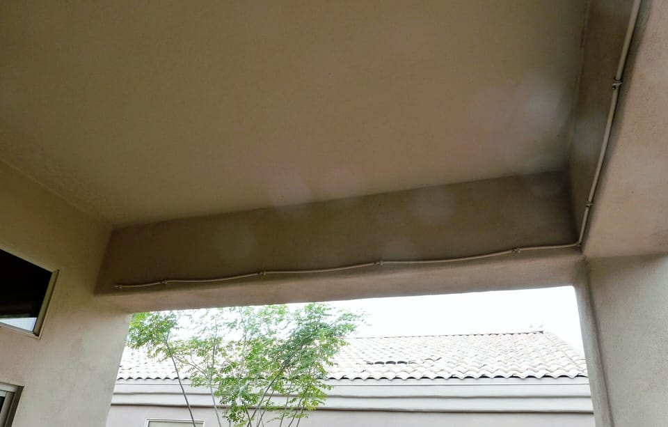 Misting system for hot Scottsdale weather