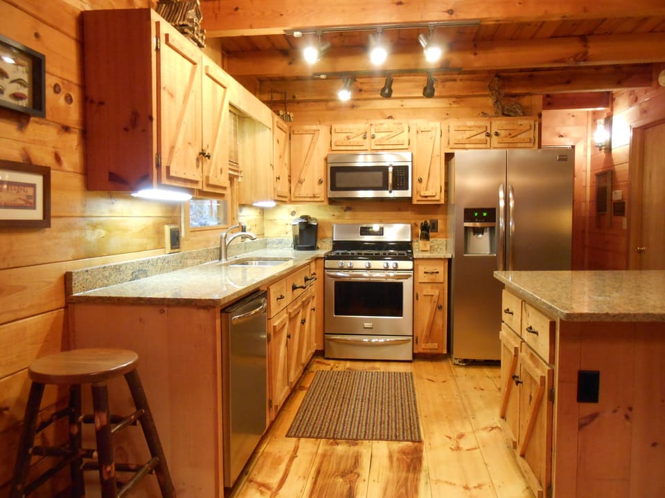 A well equipped kitchen.