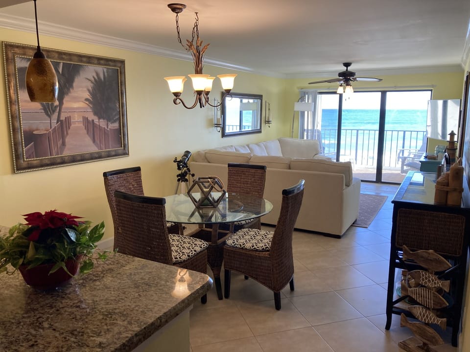 Living Area with Dining Table 