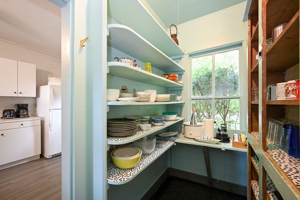 Pantry off kitchen