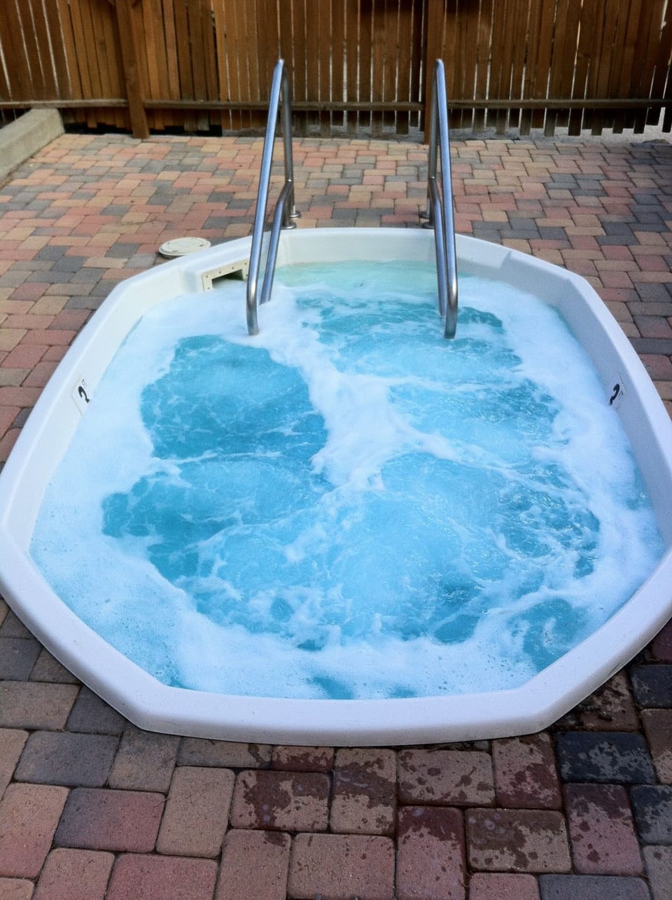 Hot tub waiting for you!