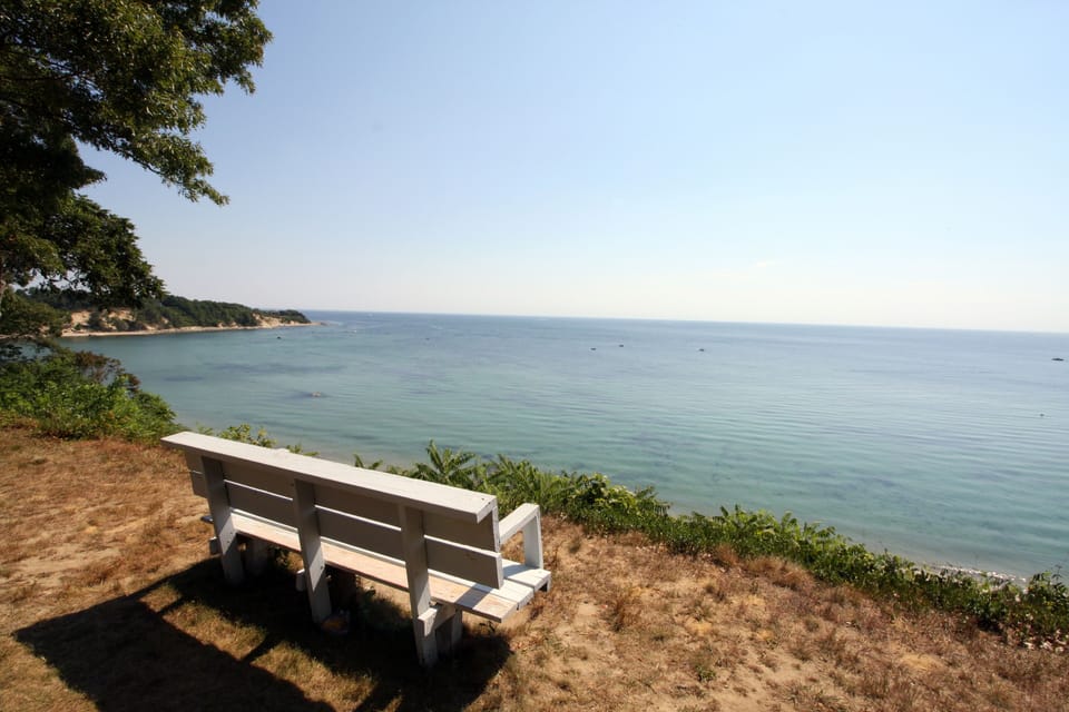 View from end of street - Manomet Bluffs!