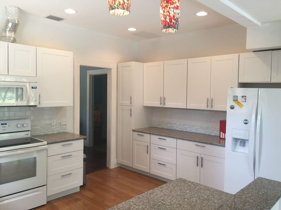 Kitchen with new modern appliances