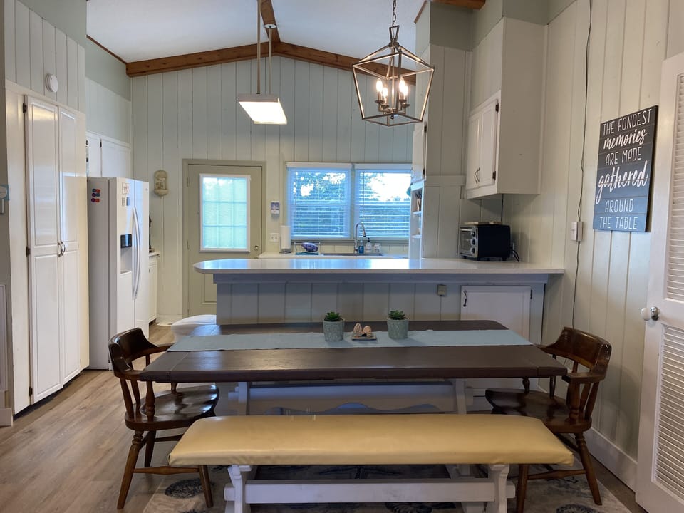 Dining room viewing to kitchen