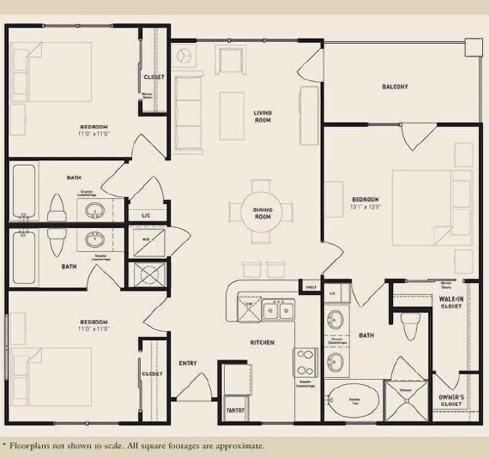 Floor Plan of Condo

