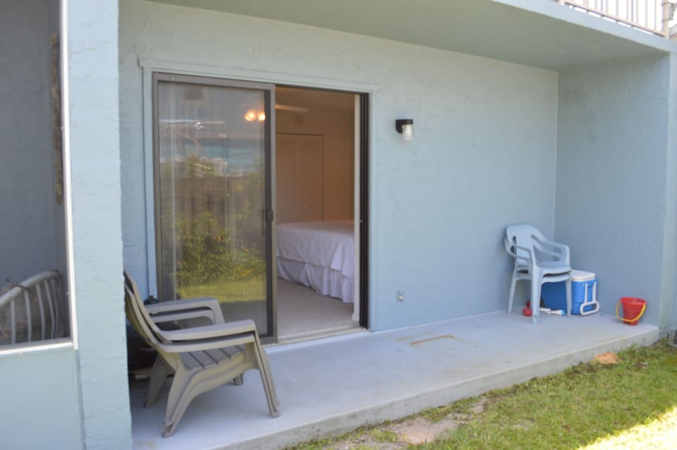 Back porch area off the bedroom