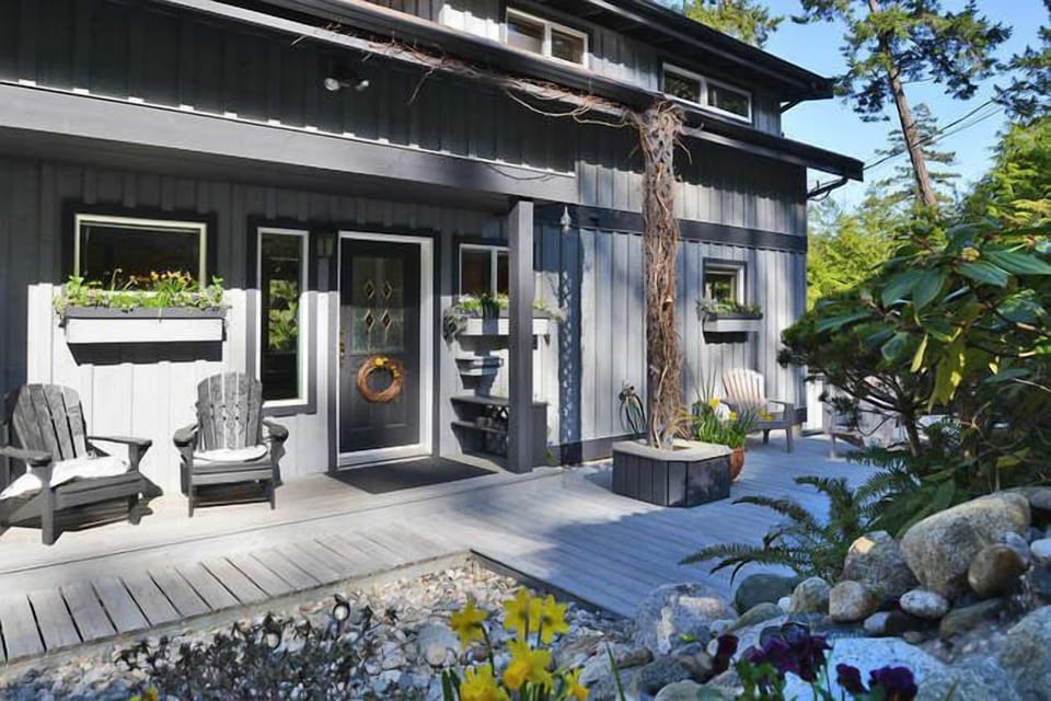 Welcome! Enjoy the sun on the front porch!