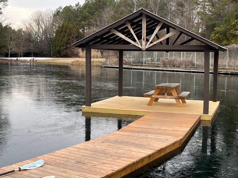 Dock for enjoying the water.