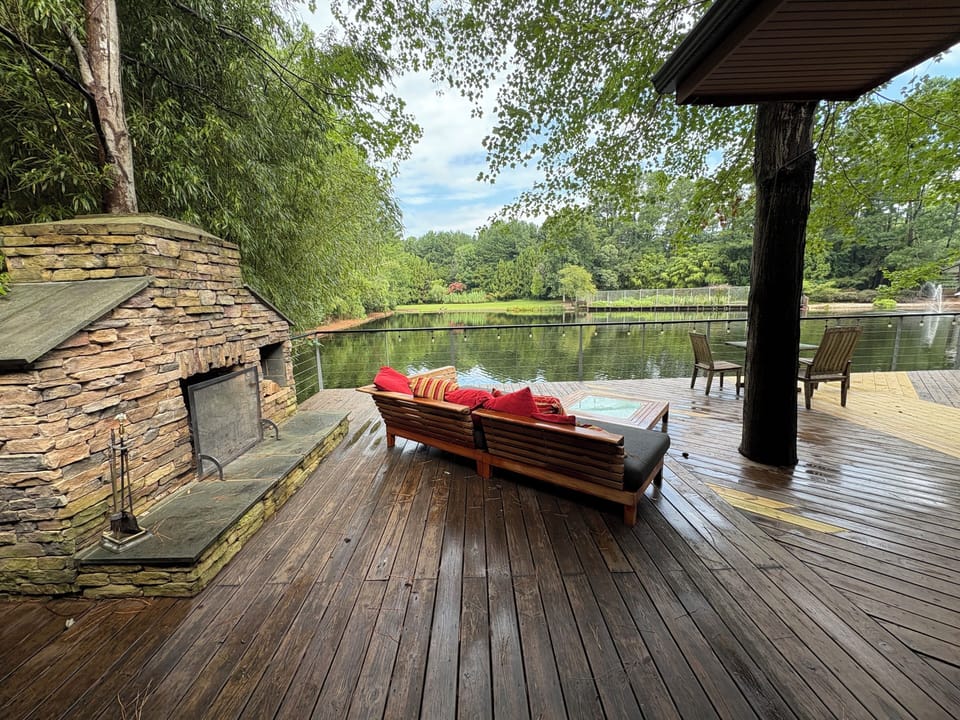 View from Master Bathroom.