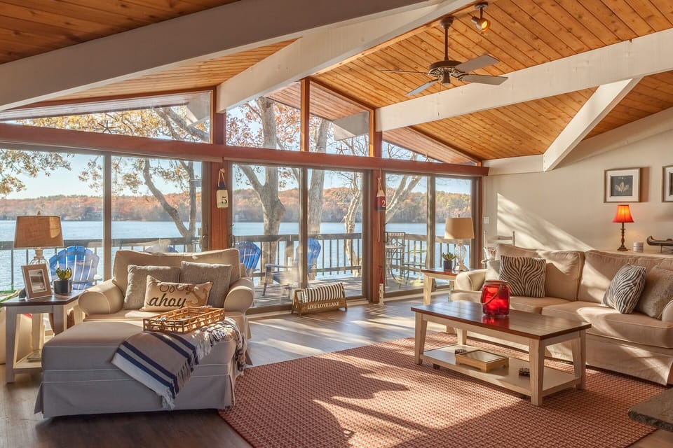 Upper Living Room view to the lake