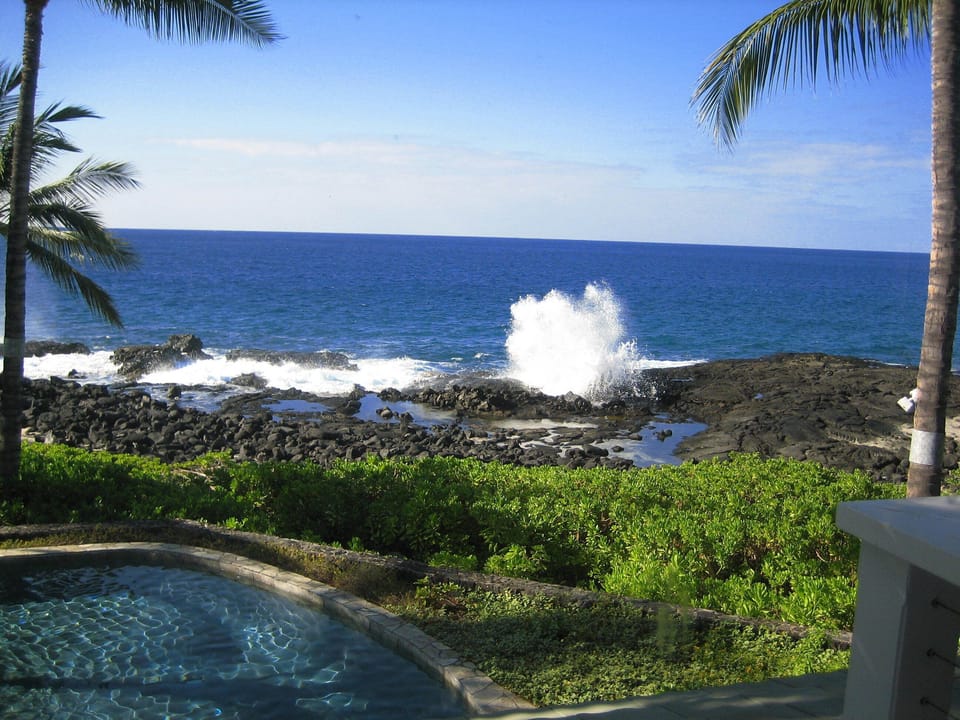 View from pool