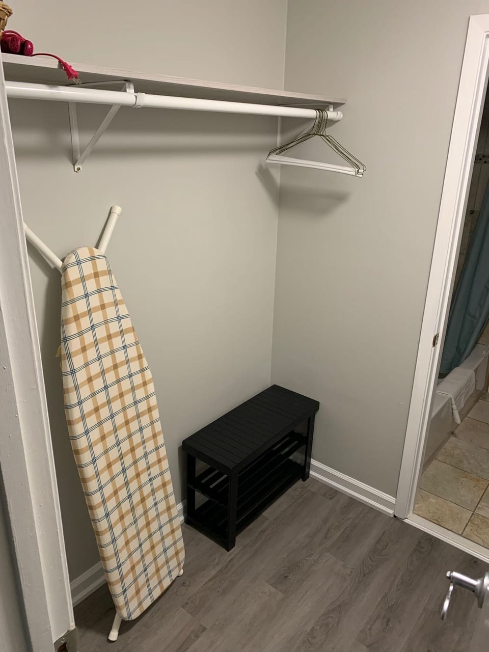 Two spacious closets