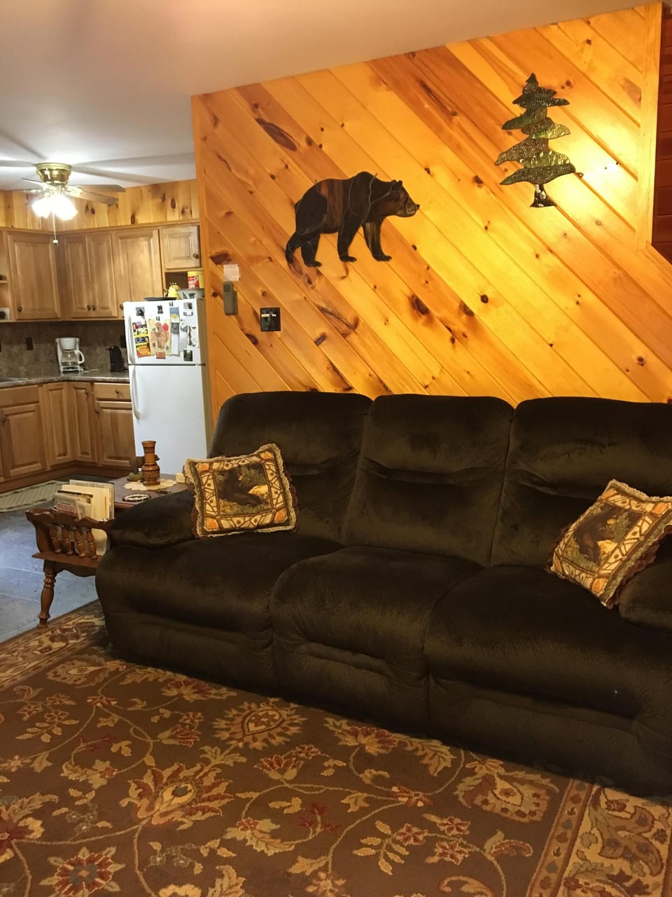 Enjoy our new reclining sofa