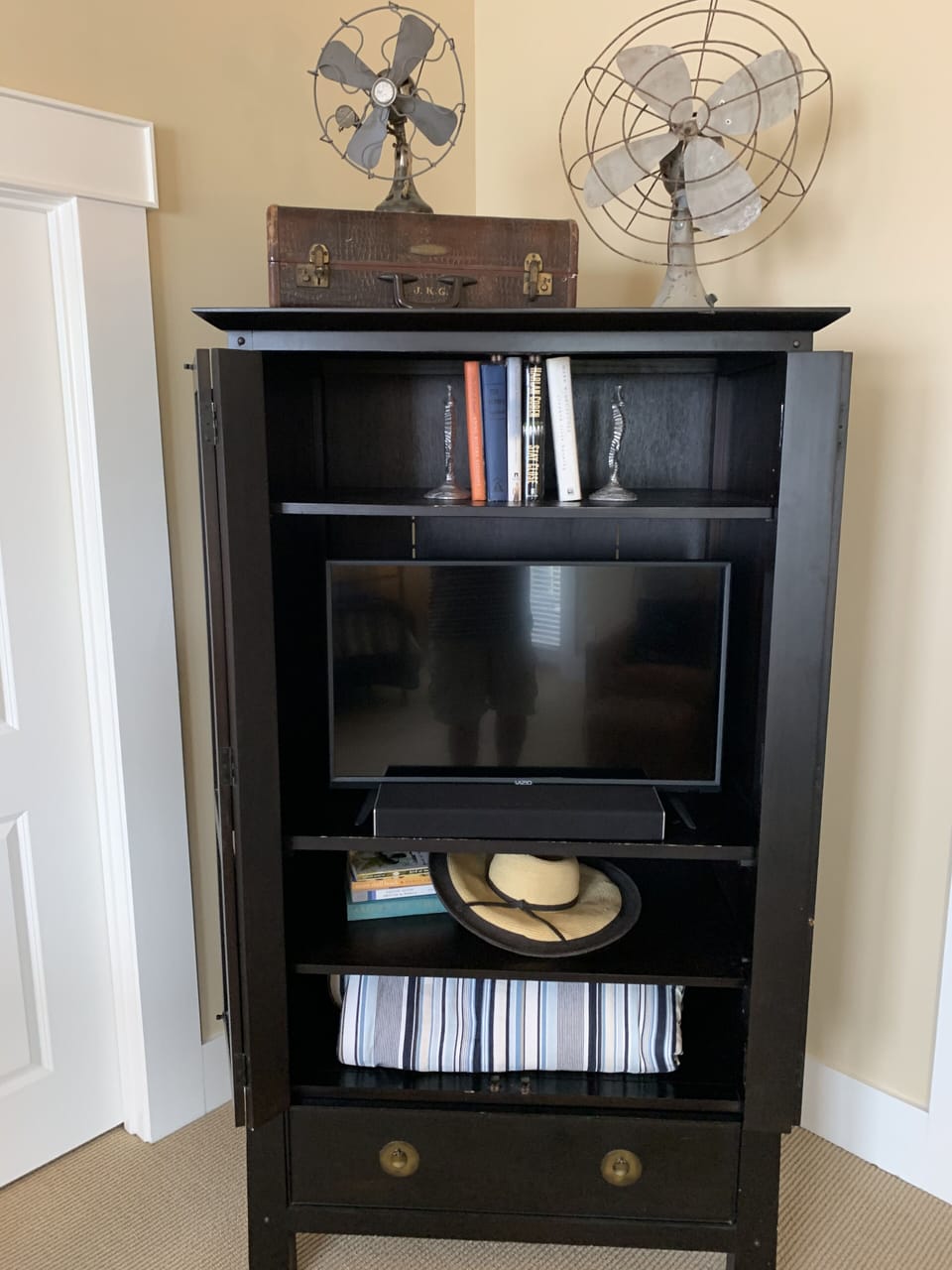 Master Suite TV and Armoire
