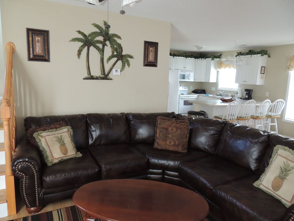Living Room - we now have one sofa, two love seats, & a recliner