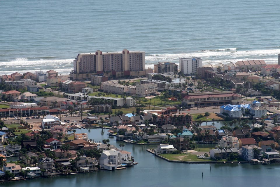 View of the island. Inverness is the big property in the back. 