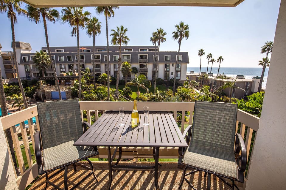 Your terrace table seats 4 & is the perfect place to watch the sunset.