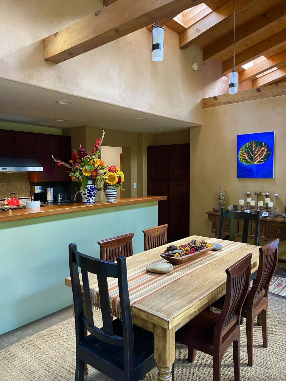 Dining area. Two additional bedrooms and bath down the hall.