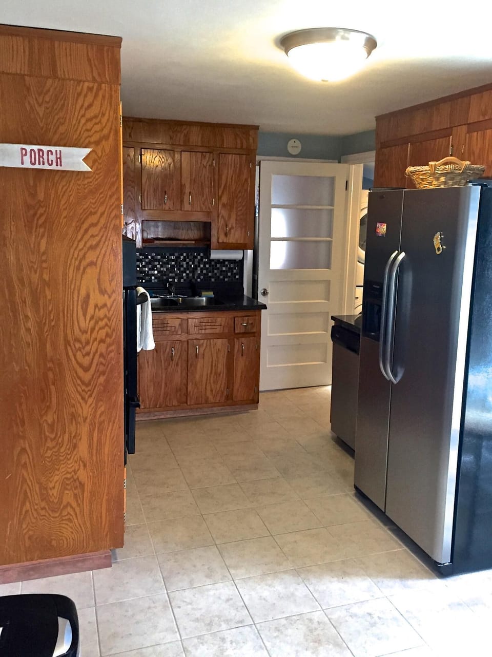 Fully stocked Kitchen- dishwasher, microwave, etc.