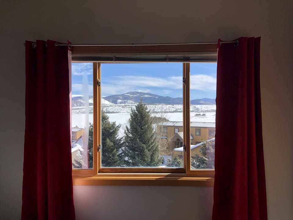 Bedroom #2 view of Lake Dillon and mountains