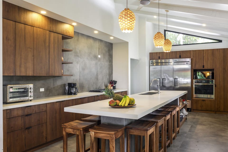 Brand new kitchen with seating for 8 