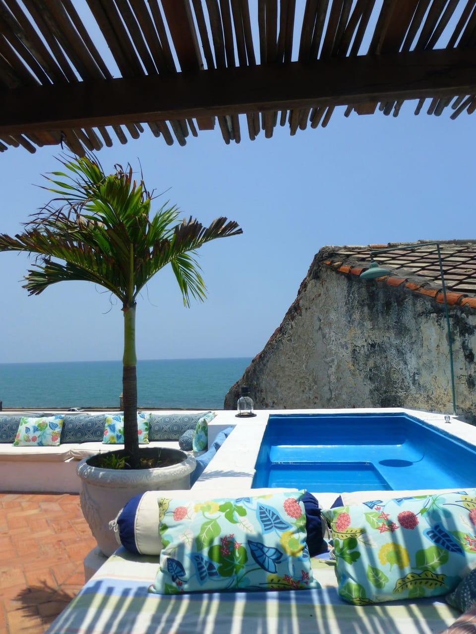 top terrace. cooling pool.