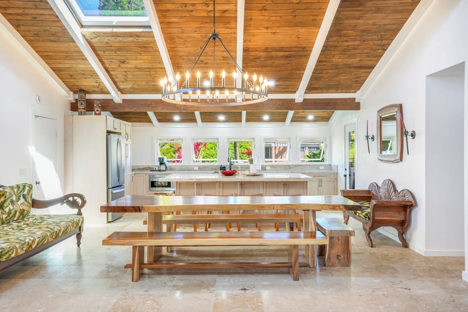 Kitchen and dining area