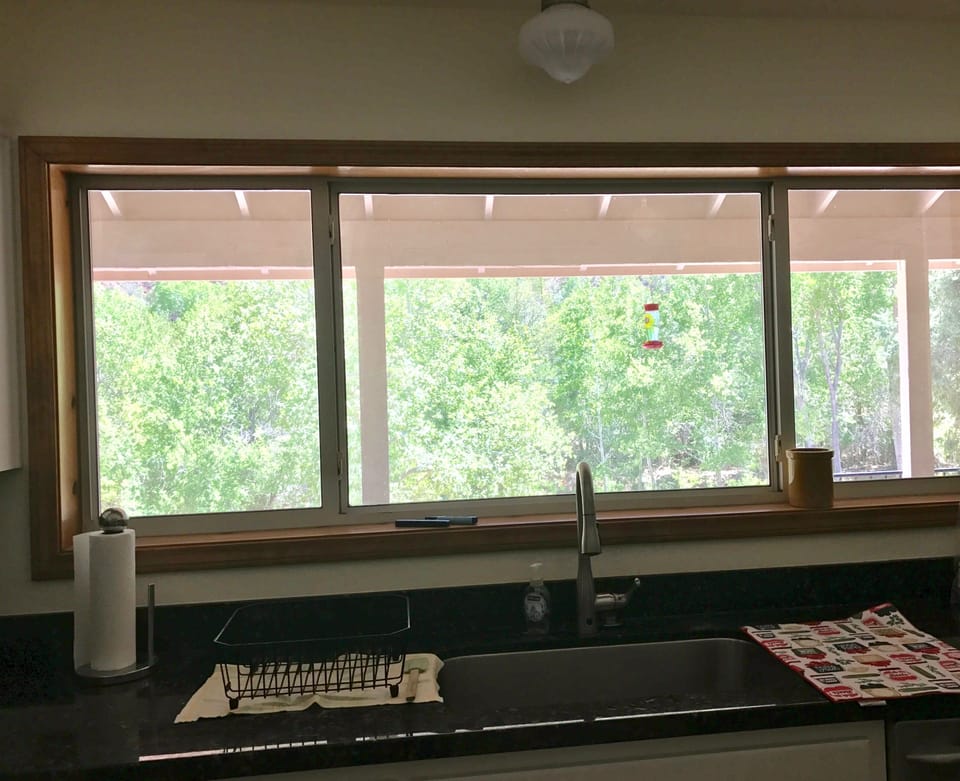 Unbeatable views from the kitchen.