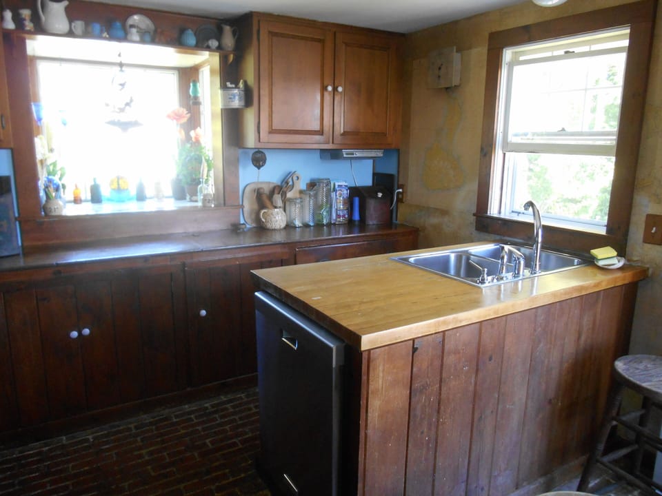 Kitchen is fully equipped with everything you will need for meal preparation