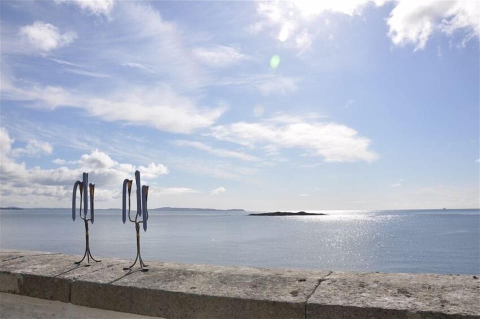 A warm day at the lighthouse (with the Fastnet visible in the distance)