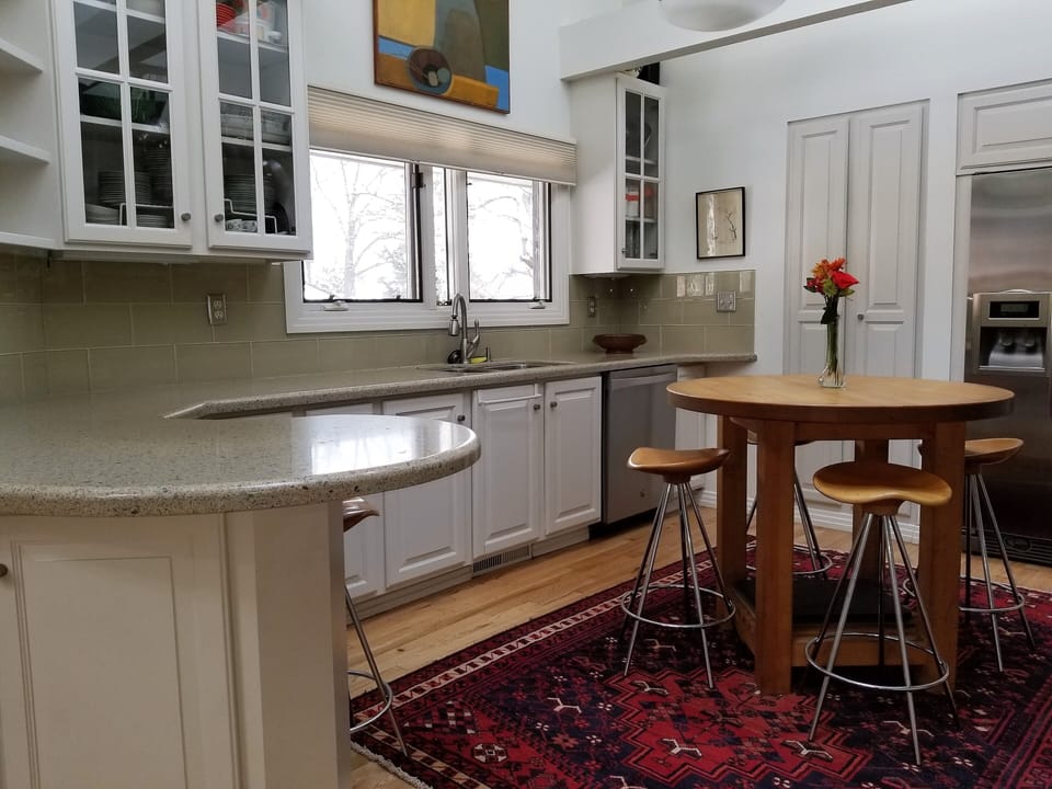 Plenty of counter space for cooking large meals and entertaining