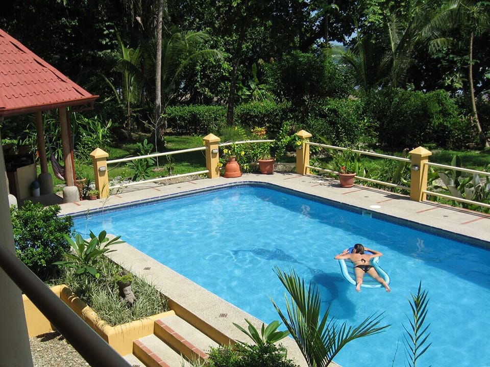 Private Pool only a stones throw from the beach.