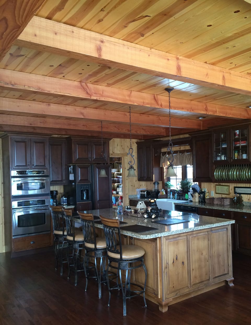 Gourmet kitchen open to the main room