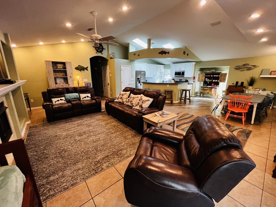 Open concept living area