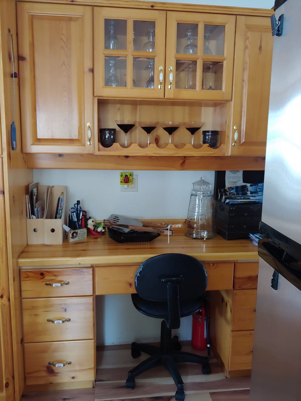 Work from home? Wonderful workspace in the hub of the home.