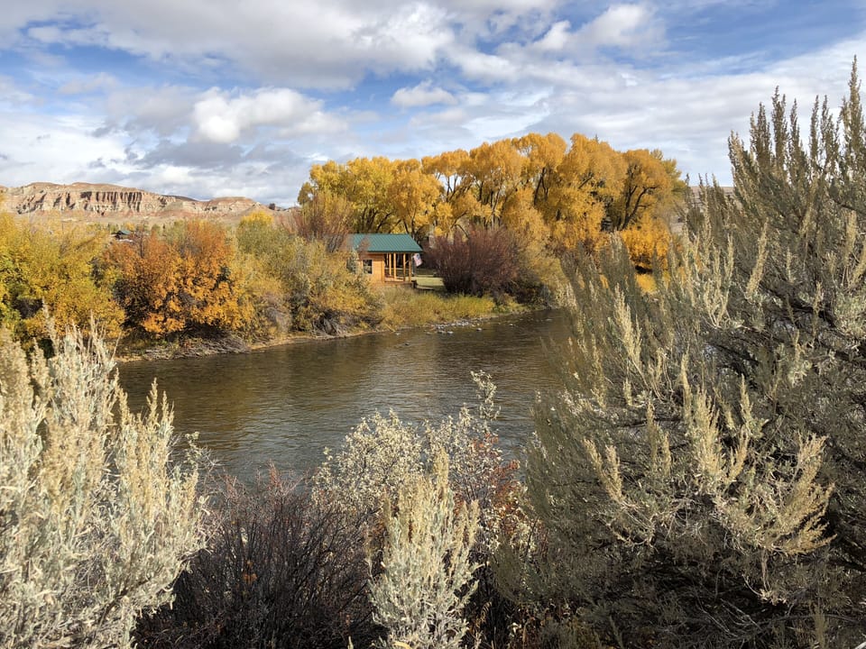 View from the other side of the wind river 