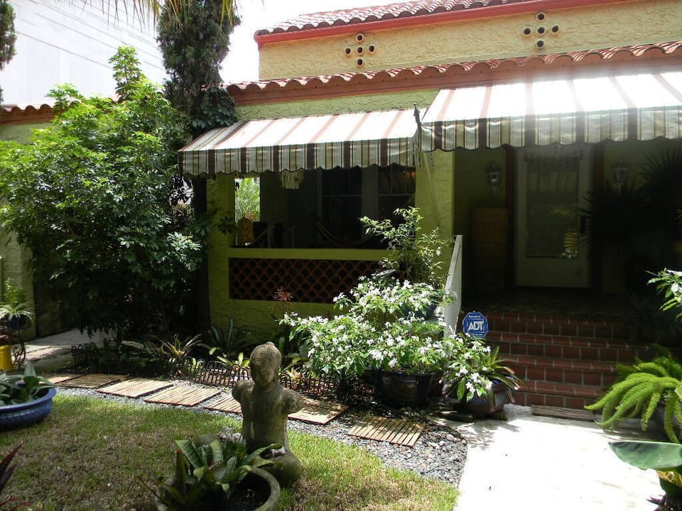 Front garden and entrance to home