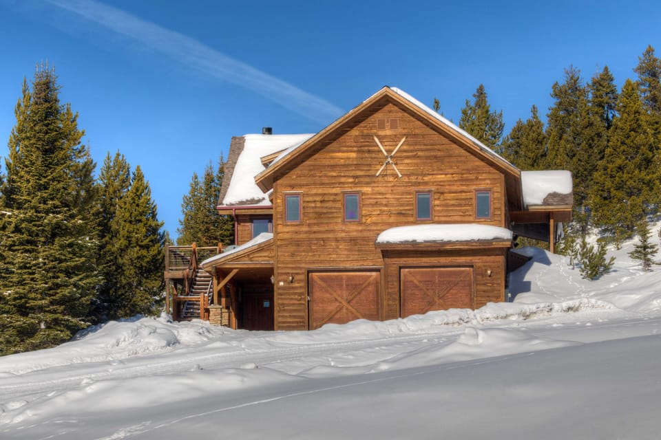 Winter Ski Trail to Big Sky resort -  right outside the front door
