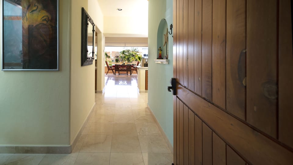 Front Door, View to the Balcony